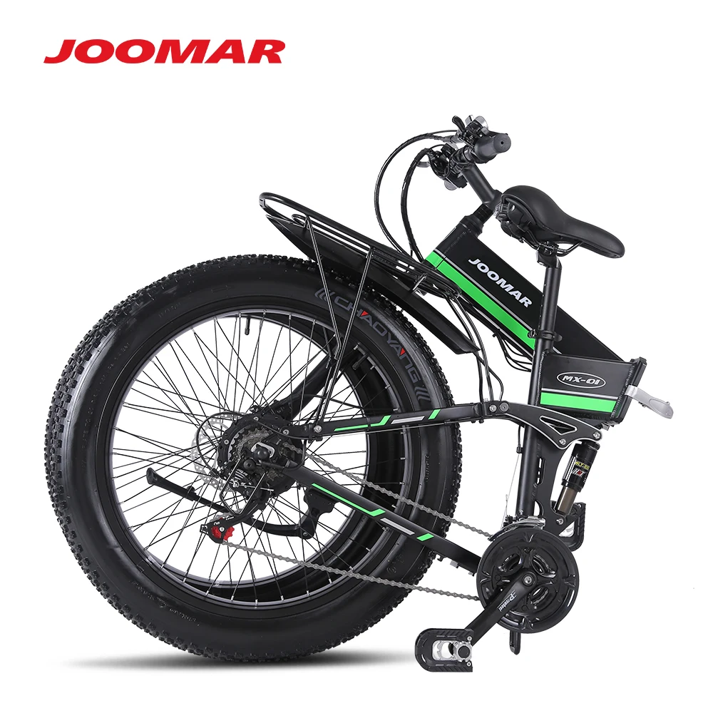 Bestellen JOOMAR 1000W Elektrische Fahrrad JM01 Plus 48V Motor Für Männer Falten Ebike Hohe Qualität Aluminium Legierung Fett Reifen MTB Schnee Bike Ebicycle