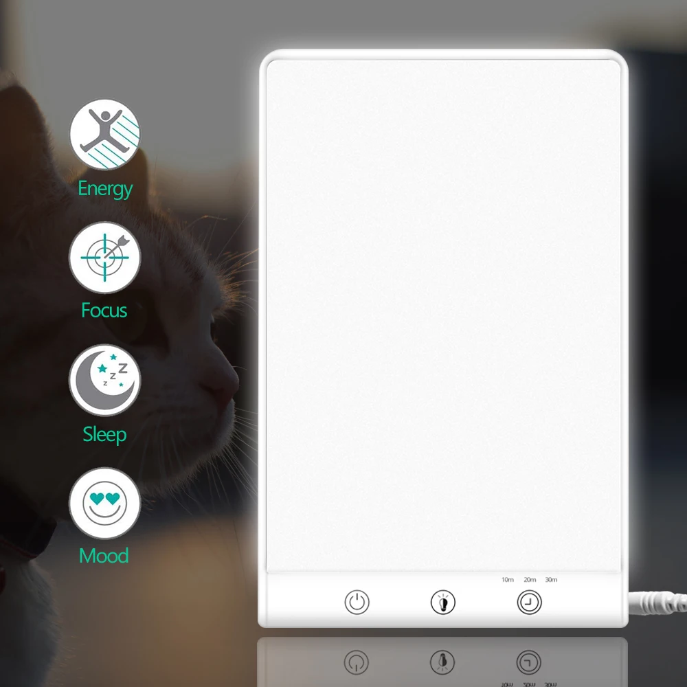 Приглушаемая лампа для фототерапии светодиодный ночсветильник с сенсорным