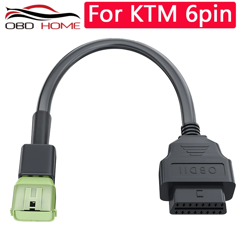 Кабель OBD2 для KTM 6 Pin к OBD 16 адаптер TuneECU программное обеспечение мотоциклов YAMAHA 3pin
