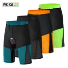 Мужские велосипедные шорты WOSAWE все в одном, 4 цвета, с велосипедным нижним бельем, дышащие противоударные велосипедные шорты для горного велосипеда