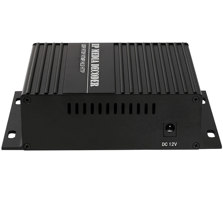 H.265 H.264 Ultra HD 4K видео аудио декодер IP потоковый к HDMI + CVBS AV поддержка выход для