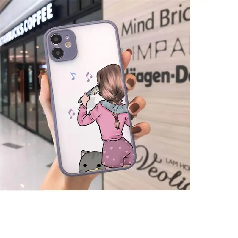 

Girlfriends Girls Bff Best Friends Forever Phone Cases matte transparent For iphone 7 8 11 12 plus mini x xs xr pro max cover