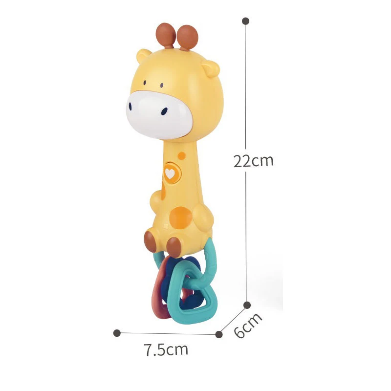 

Teether Rattle Multifunction Plastic Toys Soft Rattles Teether Toys Music Rhythm Stick Kids Toy Teether Rattle