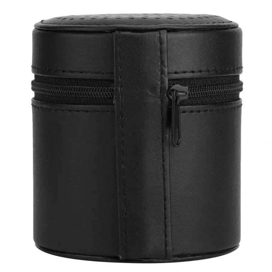 Portable PU Leather Round Single Grid Watch Storage Box Container Wristwatch Organizer Case Holder Display | Наручные часы