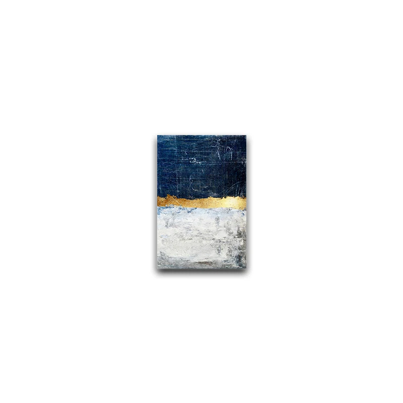 Abstract Painting Blue Wall Art Picture Canvas Poster Print Pictures Living Room Decoration | Дом и сад