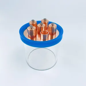 Бесплатная доставка, Высококачественная красная медная пузырьковая пластина с боросиликатной стеклянной колонкой (od110 ммID 100 мм) для 4 