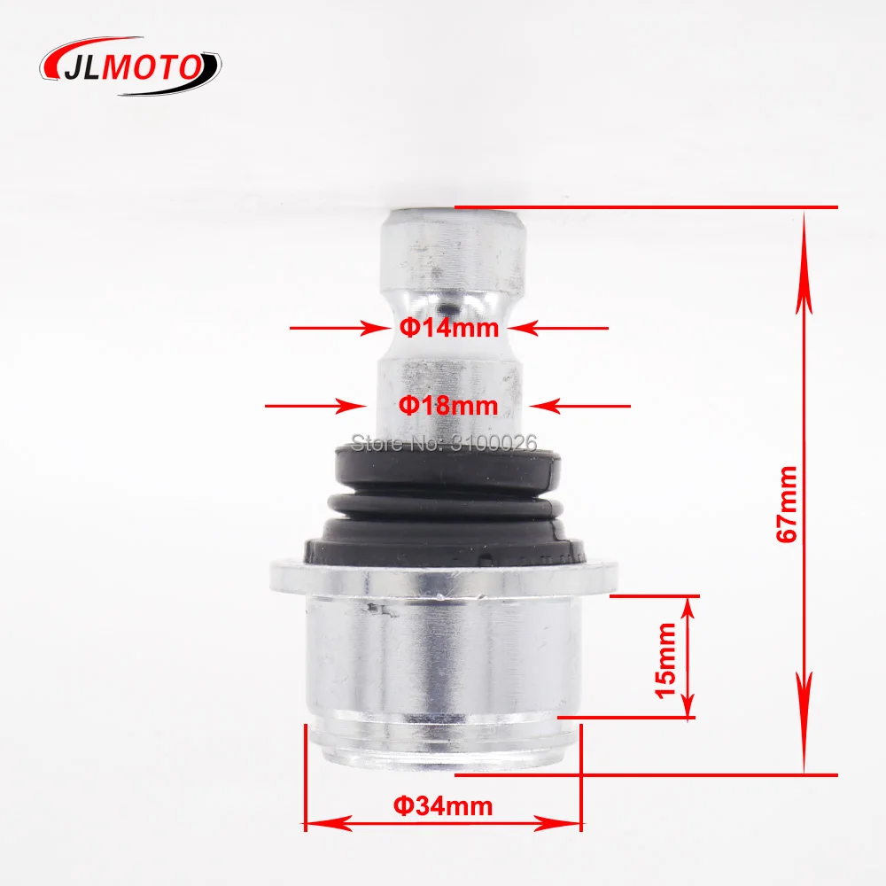 Верхний нижний шарнирный комплект подходит для поворотного кронштейна ATV UTV QUAD Can