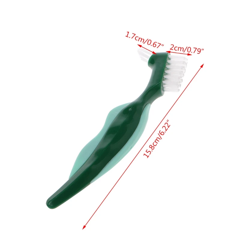 

Y-Shape Dedicated Denture Double Brush Teeth Oral Care