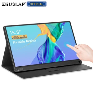 Портативный Ультратонкий IPS монитор с сенсорным экраном 15,6 дюйма и разъемом USB Type-C для ноутбука, телефона, XBOX Switch, PS4