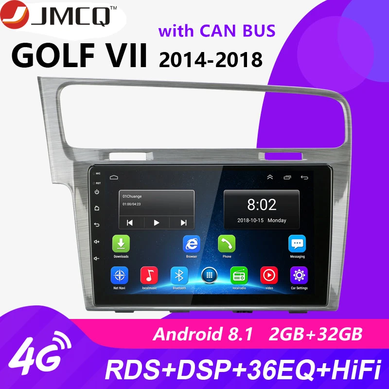 Автомагнитола Android 4G NET 10 1 &quotдля VW Volkswagen Golf 7 VII 2014-2018 мультимедийный видеоплеер