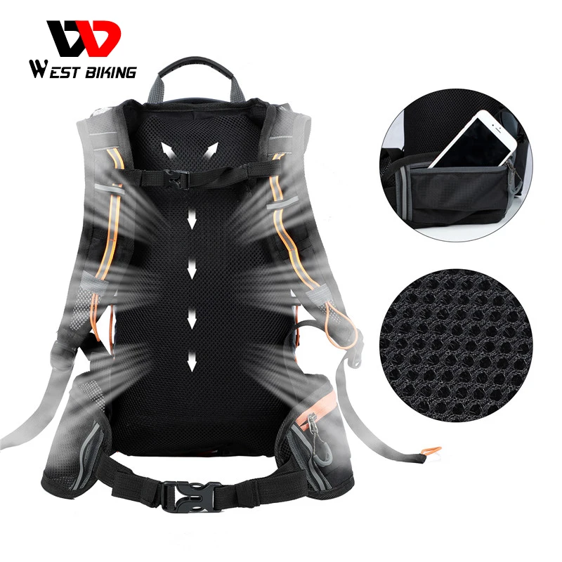 10L/16L Cycling Backpack Waterproof Bicycle Bag Ultralight Hydration Pack Outdoor Travel Man Climbing Hiking | Спорт и развлечения