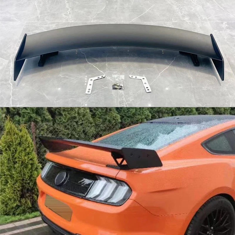 

Fit for Ford 2015-2020 modified Gt500 rear wing, Mustang fixed wing primer version high quality car wing easy installation