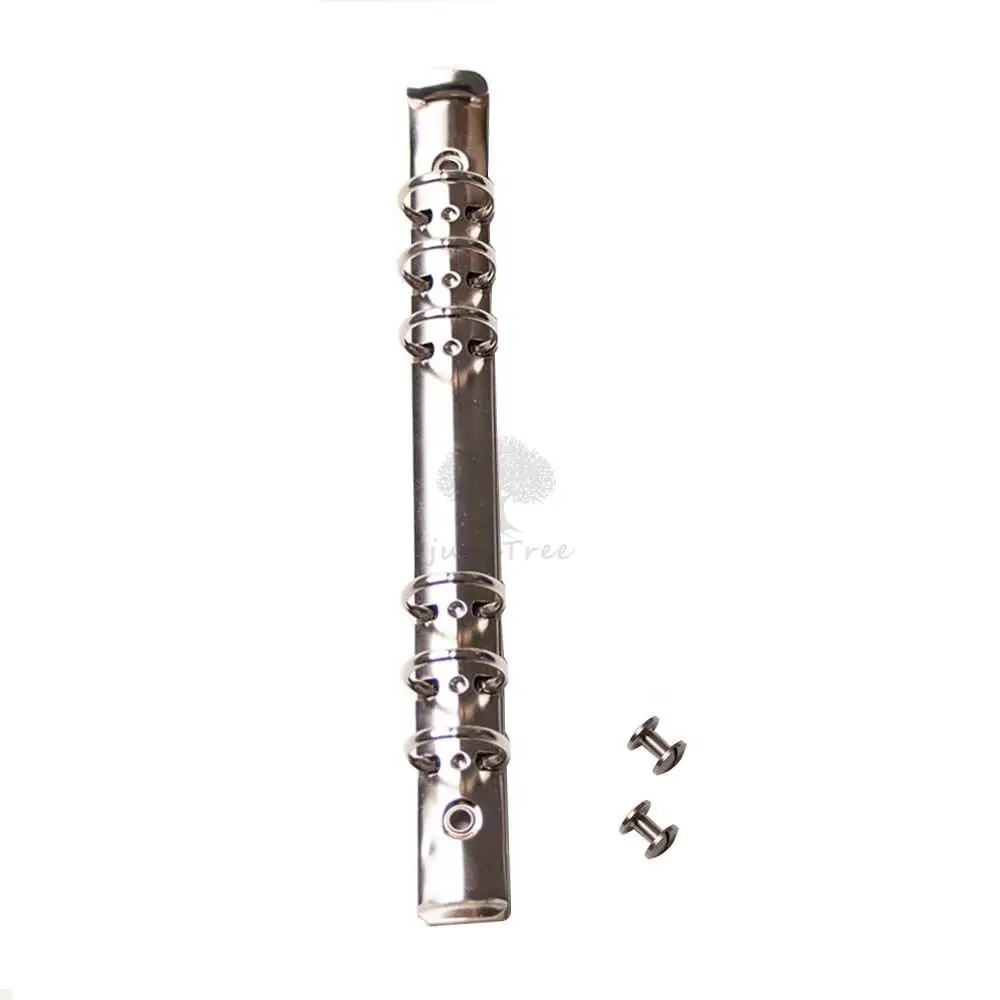 1 шт. металлическое спиральное связующее кольцо зажим с винтом для дневника