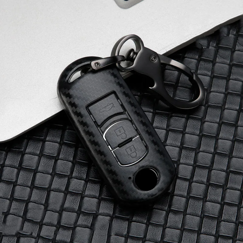 

Scrub ABS Car key case full cover For Mazda 2356 Demio CX-3 CX-4 CX-5 CX-7 CX8 CX-9 MX5 Axela Atenza 2015-2019 Smart 2/3 Buttons
