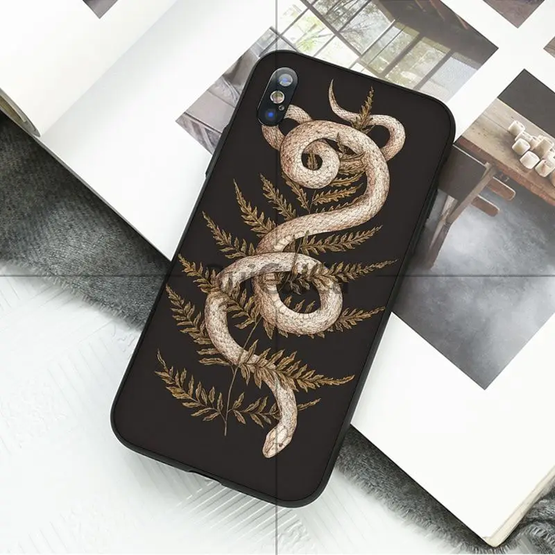 Ruicaica Coral snake animal TPU Silicone Phone Case Cover for Apple iPhone 8 7 6 6S Plus X XS MAX 5 5S SE XR 11 11pro max Cover