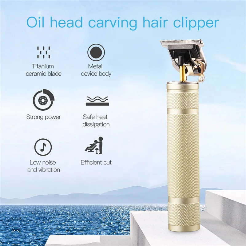 

Pro Li T-Outliner Barber Shop Electric Professional Cordless Hair Trimmer Men 0mm Baldheaded Hair Clipper Hair Cutting Machine