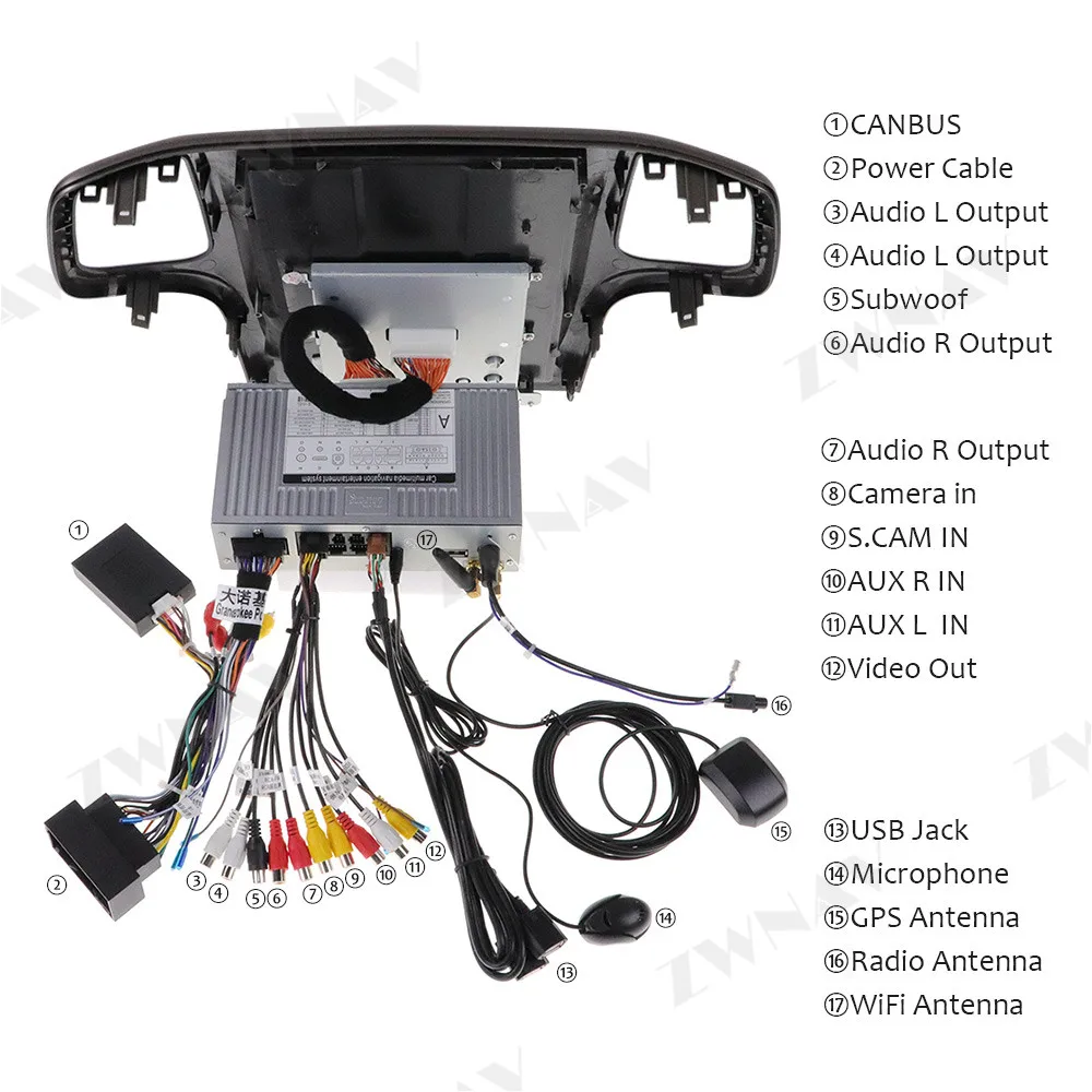 Автомобильный мультимедийный плеер в стиле Tesla вертикальный экран Android 9 0 для JEEP