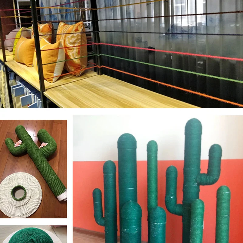 5 мм 20 м цветной нитевой шнур ручной работы сделай сам бежевый витой хлопковый