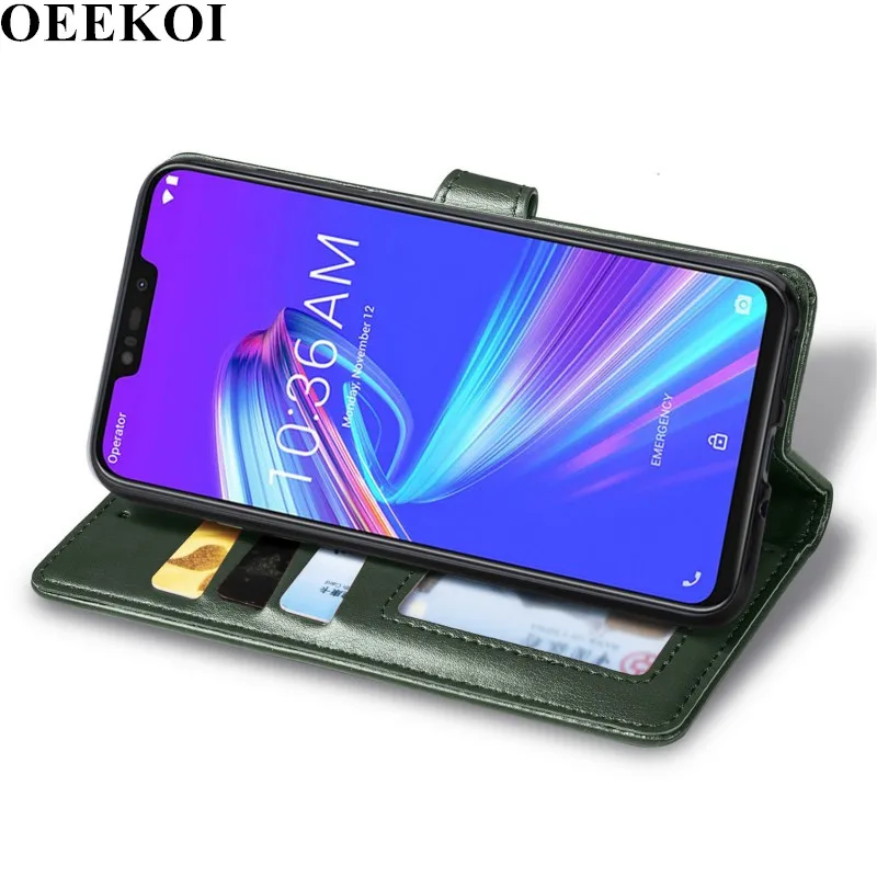 Чехол-бумажник OEEKOI из искусственной кожи для Asus ZenFone Live L2 ZA550KL ZB633KL ZB631KL ZB601KL ZB602K |