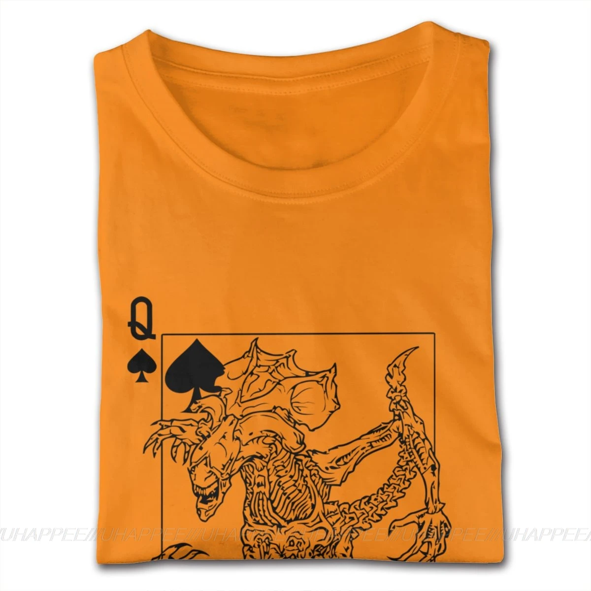 Интересные Alien Queen Of Spades Фото футболки на заказ с коротким рукавом мужской день