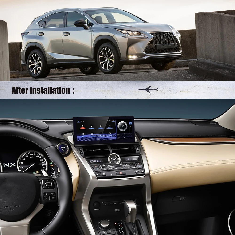 Автомобильный магнитофон стерео приемник для Lexus NX 200t 300h nx200T 2014-2017 мультимедийный