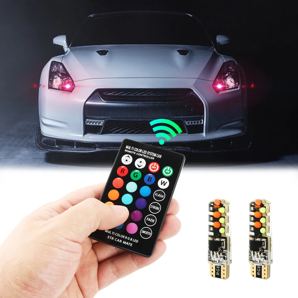 Автомобильный светодиодный T10 W5W сигнальная лампа для чтения клина светильник Audi