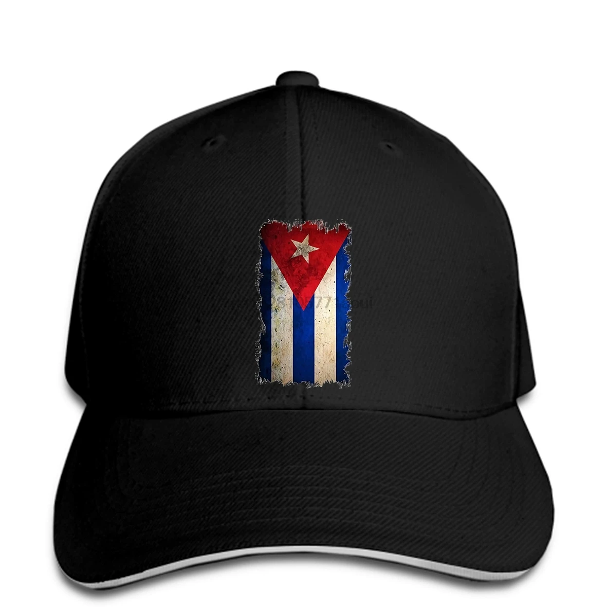 

Baseball cap Vintage Grunge Cuba Flag Baseball caps Men Male Graphic Print hat Cheap Custom