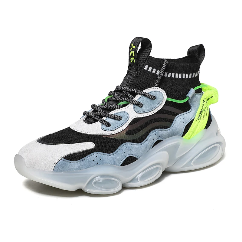 

Высокие Молодежные туфли, подошва из попкорна, новые туфли