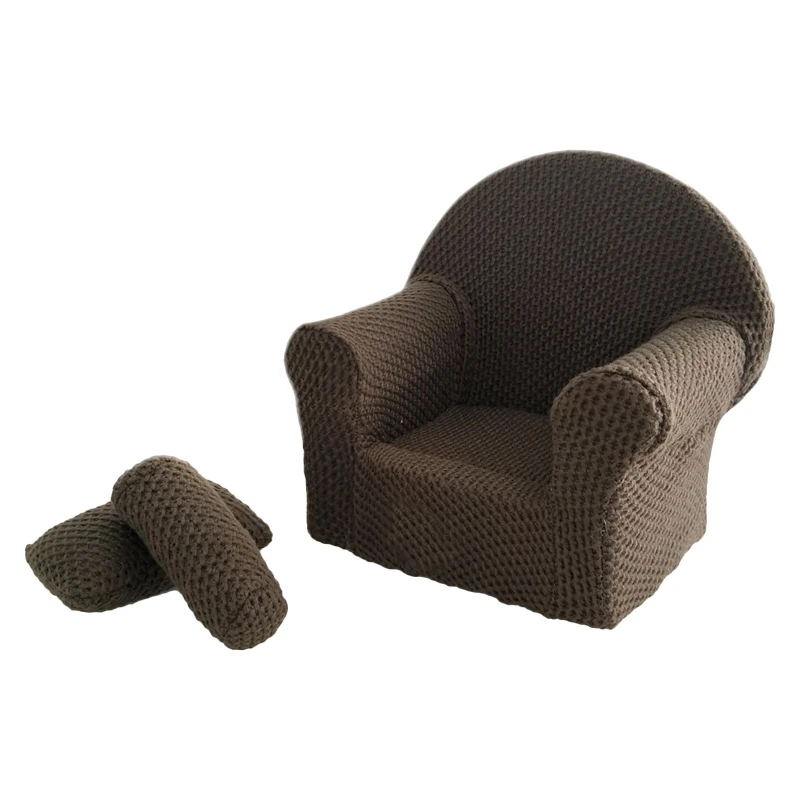 

Newborn Seat Posing Modeling Sofa and Pillow Set Baby Full Moon Photography Prop