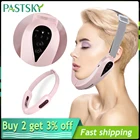 Устройство для подтяжки лица с V-образной линией, устройство для терапии с красным и синим светодиодом, вибрирующий массажер для похудения, двойной редуктор подбородка, уход за лицом