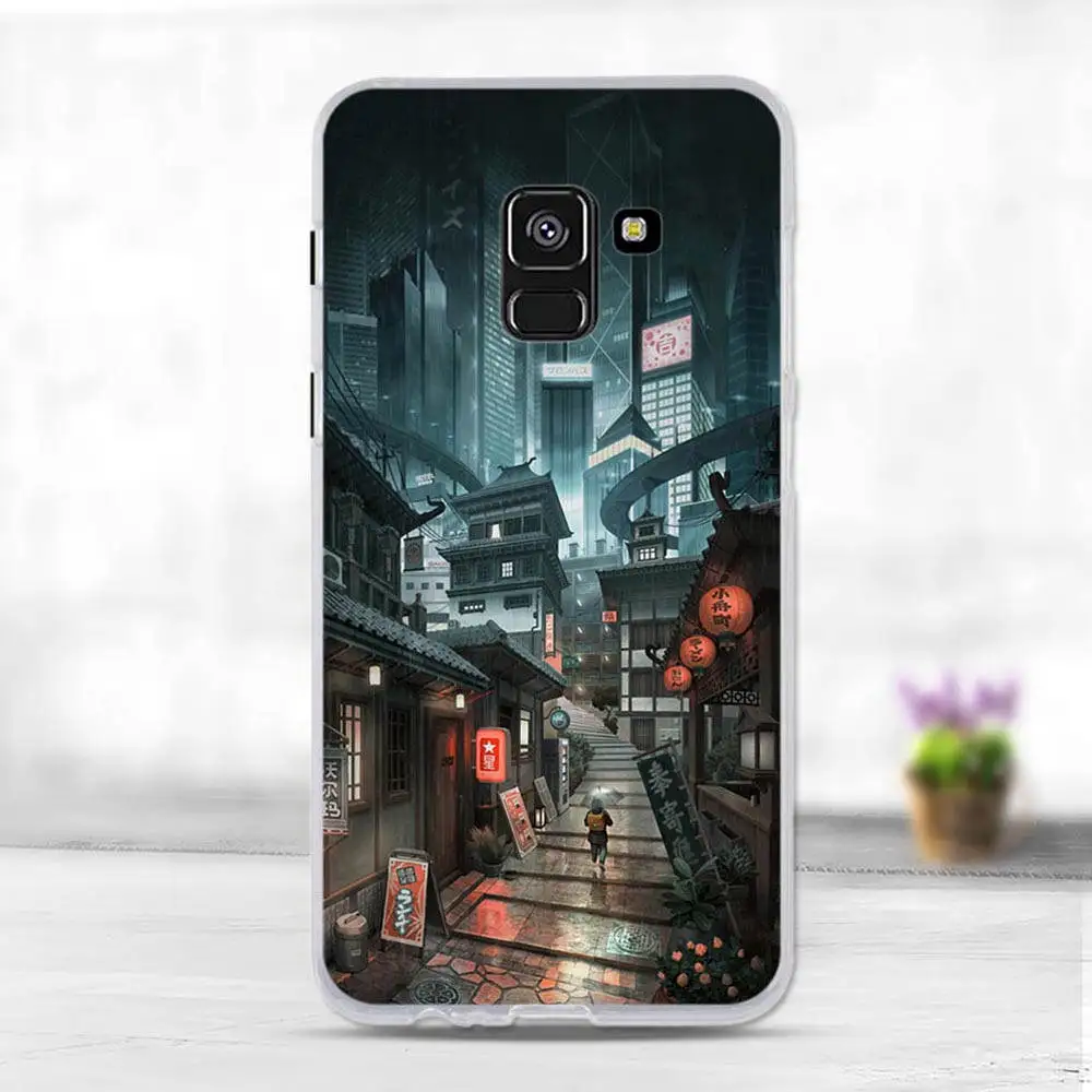 Чехол 5 6 дюйма для Samsung Galaxy A8 2018 силиконовый мягкий ТПУ чехол телефона задний