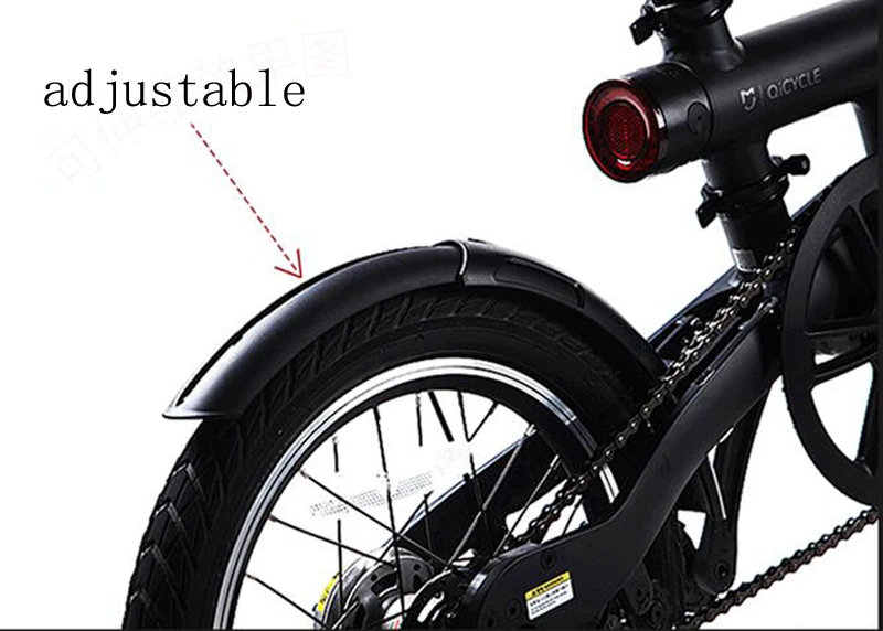 Обновленный оригинальный велосипед 3-го поколения брызговик для Xiaomi Qicycle EF1 шина