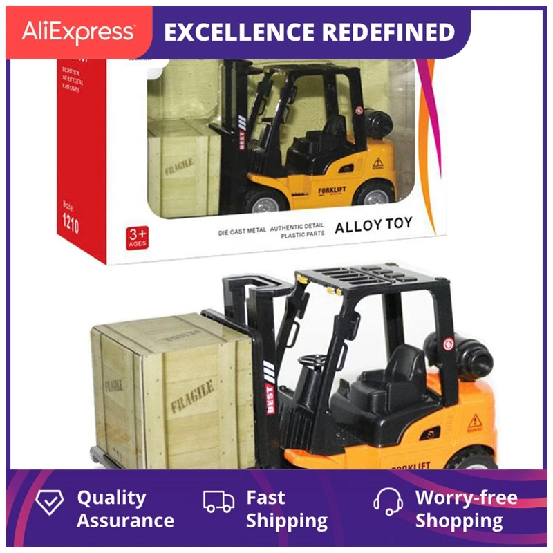 

Alloy Boy Toy Car Construction Vehicle Children Lift Forklift Child Model Toy Gift Box