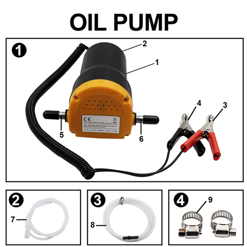 12V electric oil pump / crude sump air extractor car replacement 60W dinghy tube self-priming | Автомобили и мотоциклы