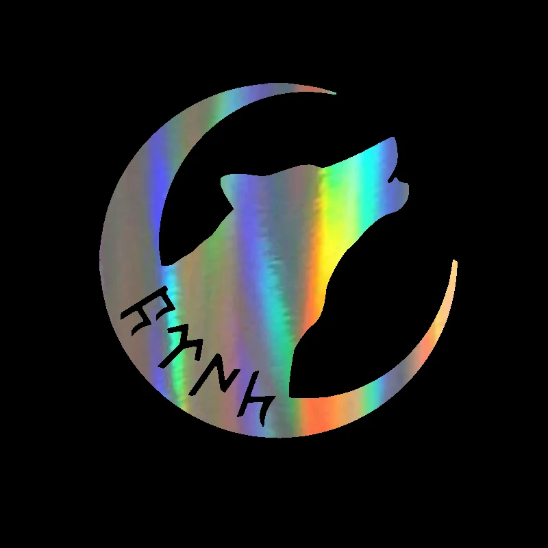 Автомобильная наклейка Волк и Луна Звезда Грейт Турк турецкий Авто Наклейка -