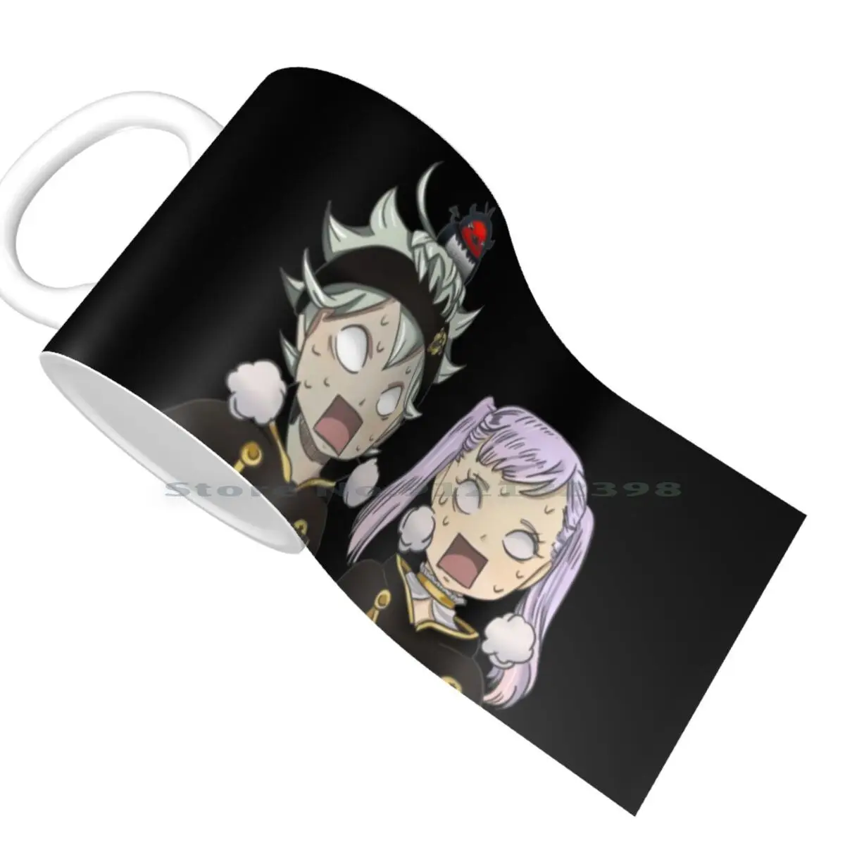 Черный клевер керамические кружки кофейные чашки кружка для чая с молоком черный