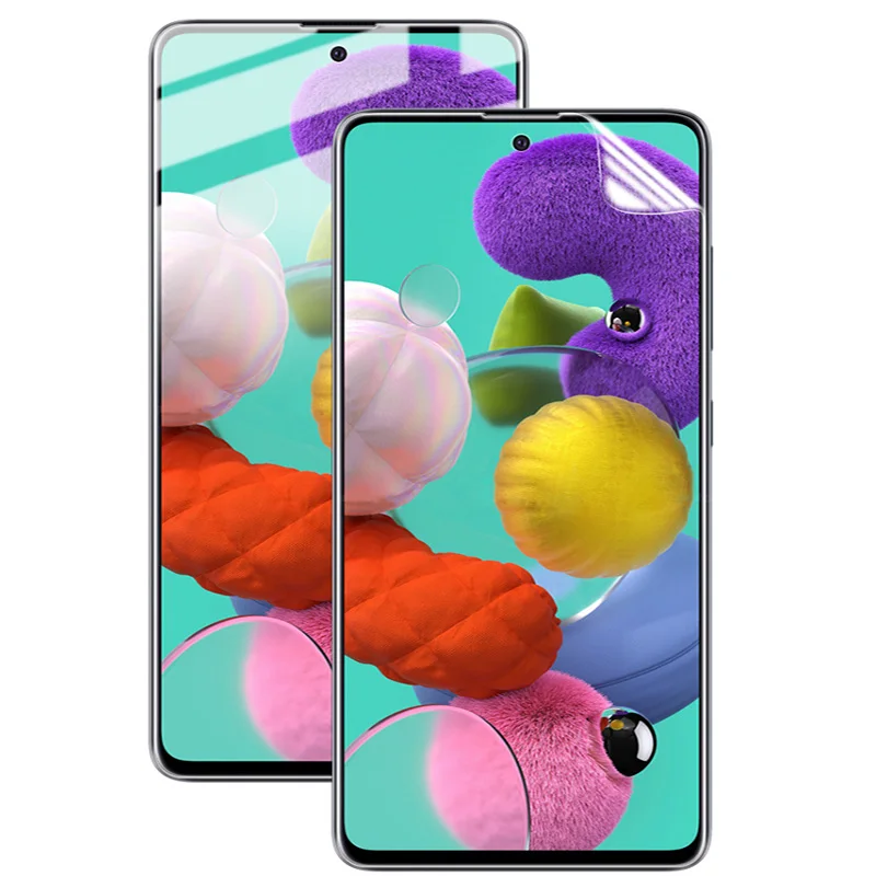

100H Hydrogel Film For Samsung Galaxy A51 A71 A50 A70 M31 M21 Screen Protector 0n S20 S10 S9 S8 Note 20 10 9 8 Plus Ultra