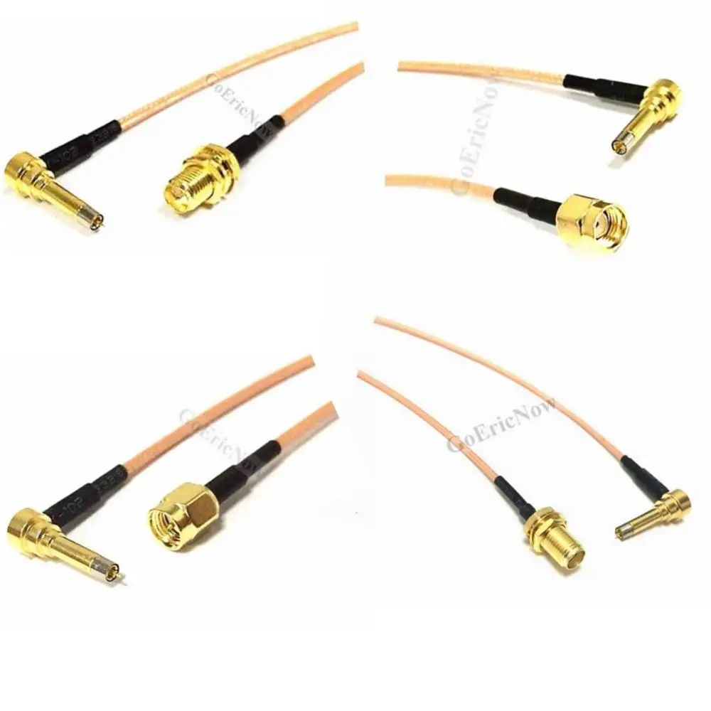 10 шт. RF правый угол MS156 штекер для RP SMA/ SMA мужской/женский RG316 косичка