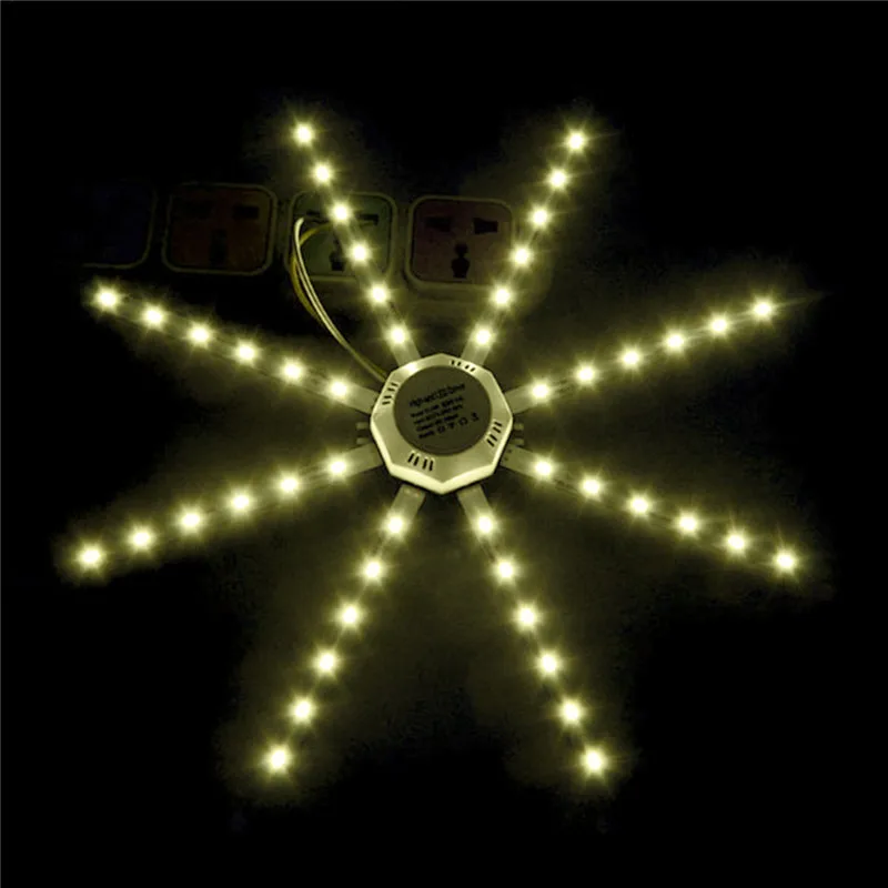 

12/16/20/24W LED Celling Lamp 5730SMD White Octopus Round Light Kitchen Bedroom