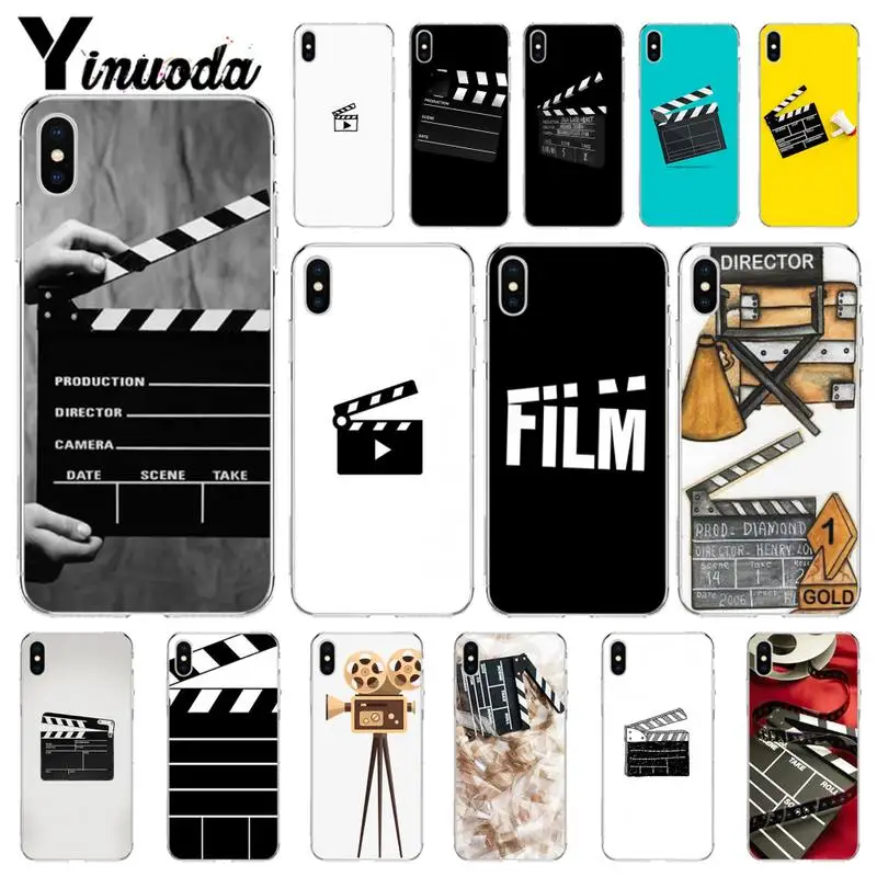 MaiYaCa фильм Clapperboard Clapper доска чехол для телефона fundas coque iPhone 8 7 XS MAX XR 11 11pro