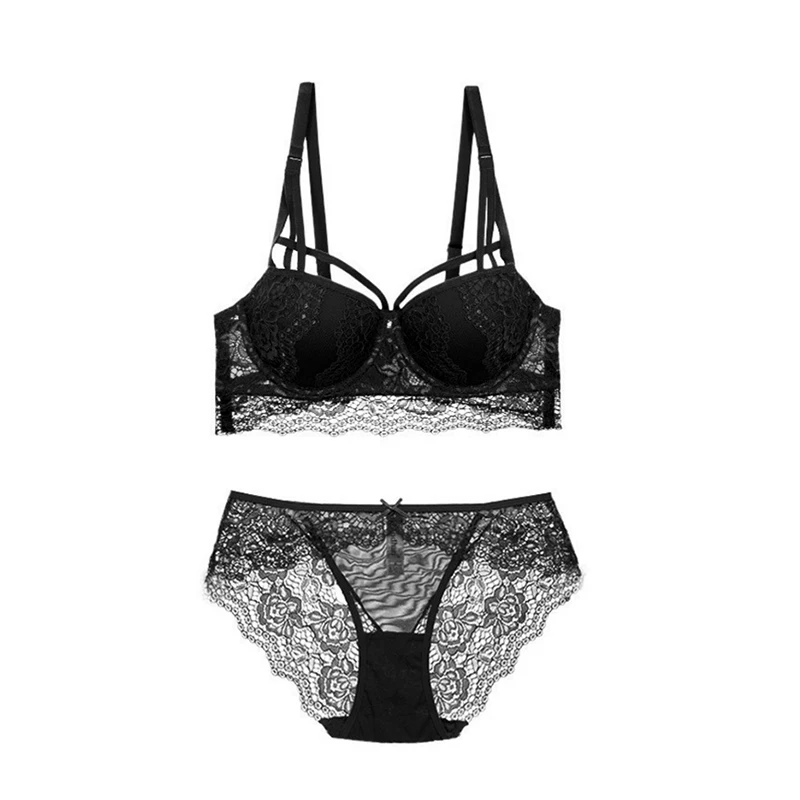 Perfering/новые модные комплекты бюстгальтеров с пуш ап французское кружевное