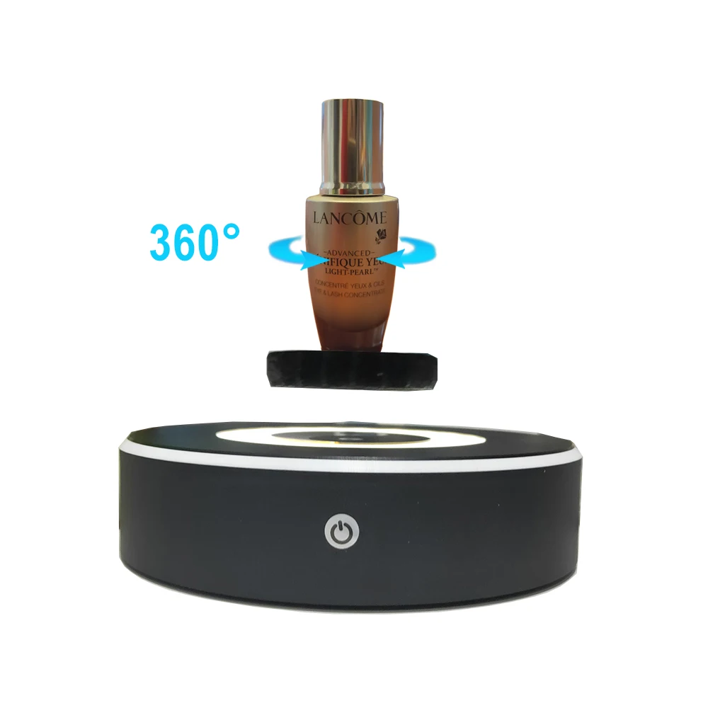 DIY украшения магнитной левитации Плавающий вращающийся Дисплей платформа с LED