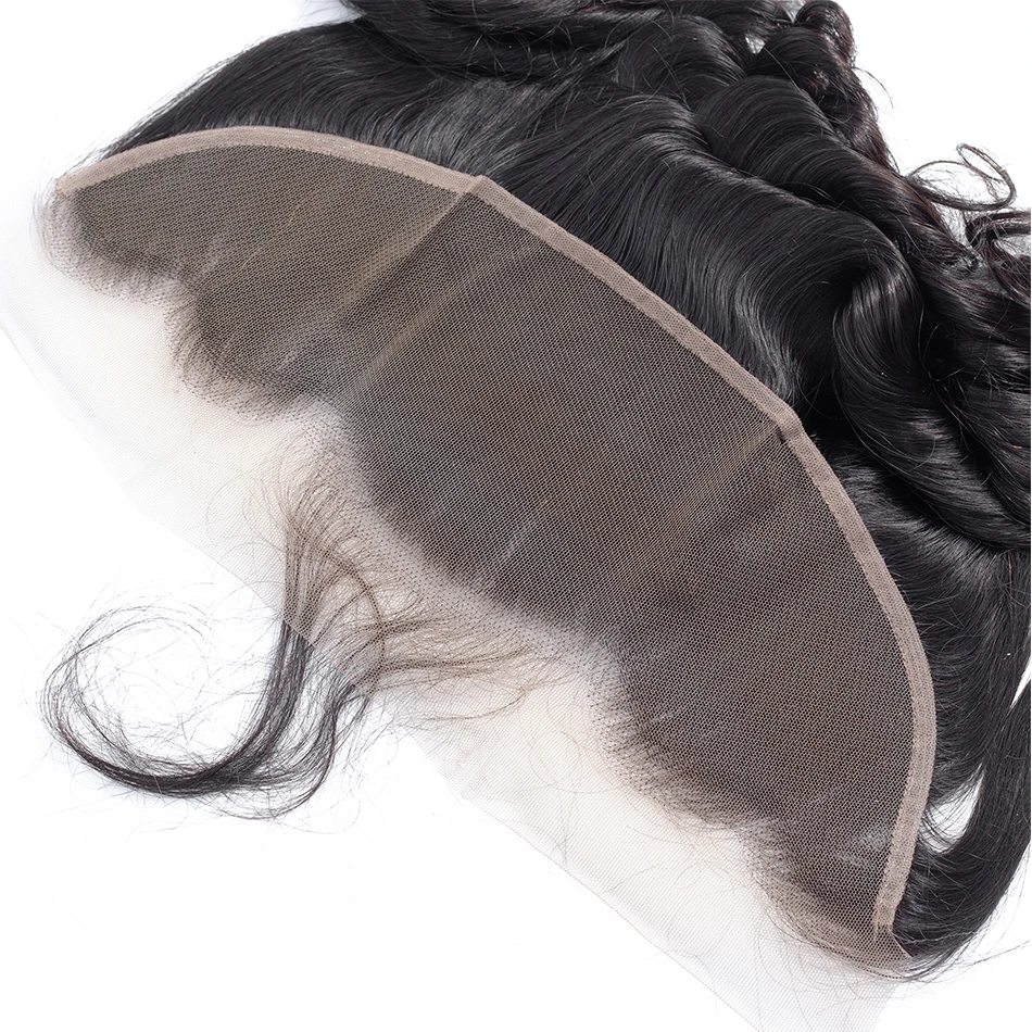 Человеческие волосы mobow монгольские свободные волнистые 13*4 кружевное