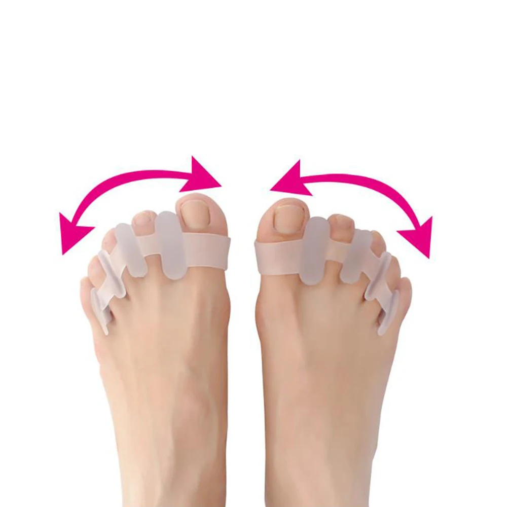 

1 Pair Hallux Valgus Braces Toe Separator Overlapping Toes Rehabilitation Treatment Foot Bone Orthotic Device Feet Care