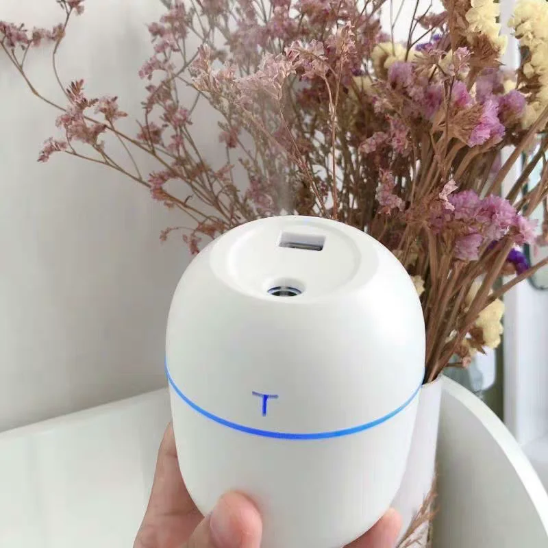 

Desktop USB Mini Humidifier Creative Egg Spray Bedroom Car Humidifier Mute Large Capacity Night Light