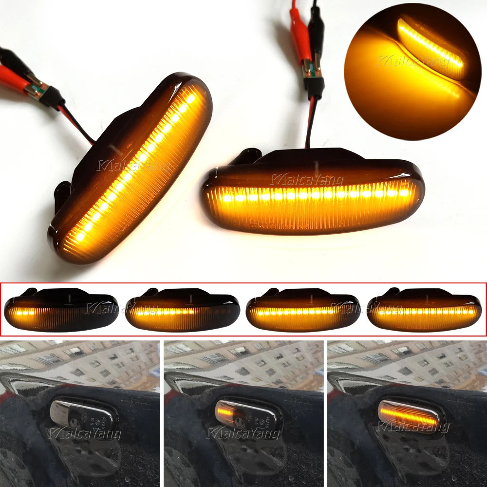 

Turn Signal LED Dynamic Side Marker Light For Fiat Panda MK2 Mk3 Grande Punto 199 Doblo Fiorino 3 Idea 350 Linea 323 110