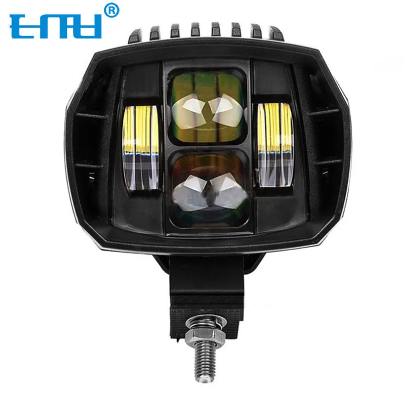 

2020 LITU Car LED Spot Driving Fog Light High Low Beam Off Road LED Lights Bar Waterproof 35W for Truck Hunters SUV ATV UTV