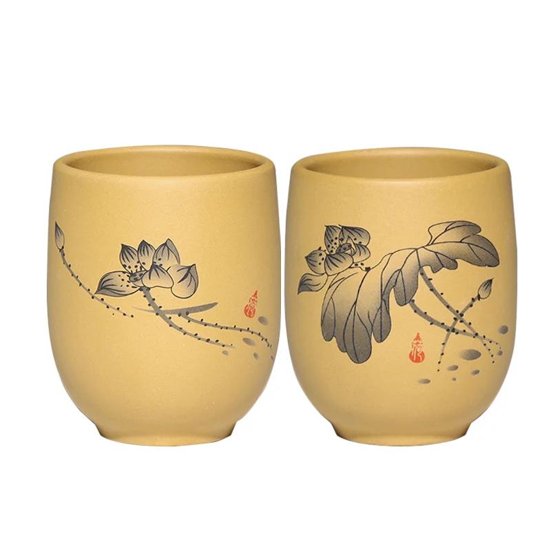 Китайская чайная чашка 120 мл из исинской глины сегментные грязевые чашки Пуэра