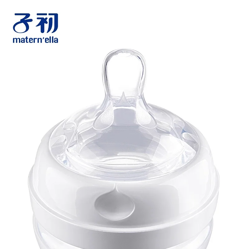 Matern'ella Бутылочка для кормления с силиконовой соской Natural Feeling от 2 месяцев 150 мл
