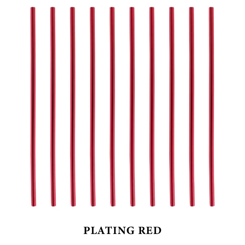 Plating Red 10 шт./упак. тюнинговые молдинги для автомобиля, полосы для отделки автомобилей, декоративные полосы, хромированные автомобильные вентиляционные решетки, обода, отделка, доступ к автомобилю - Цвет: Plating Red